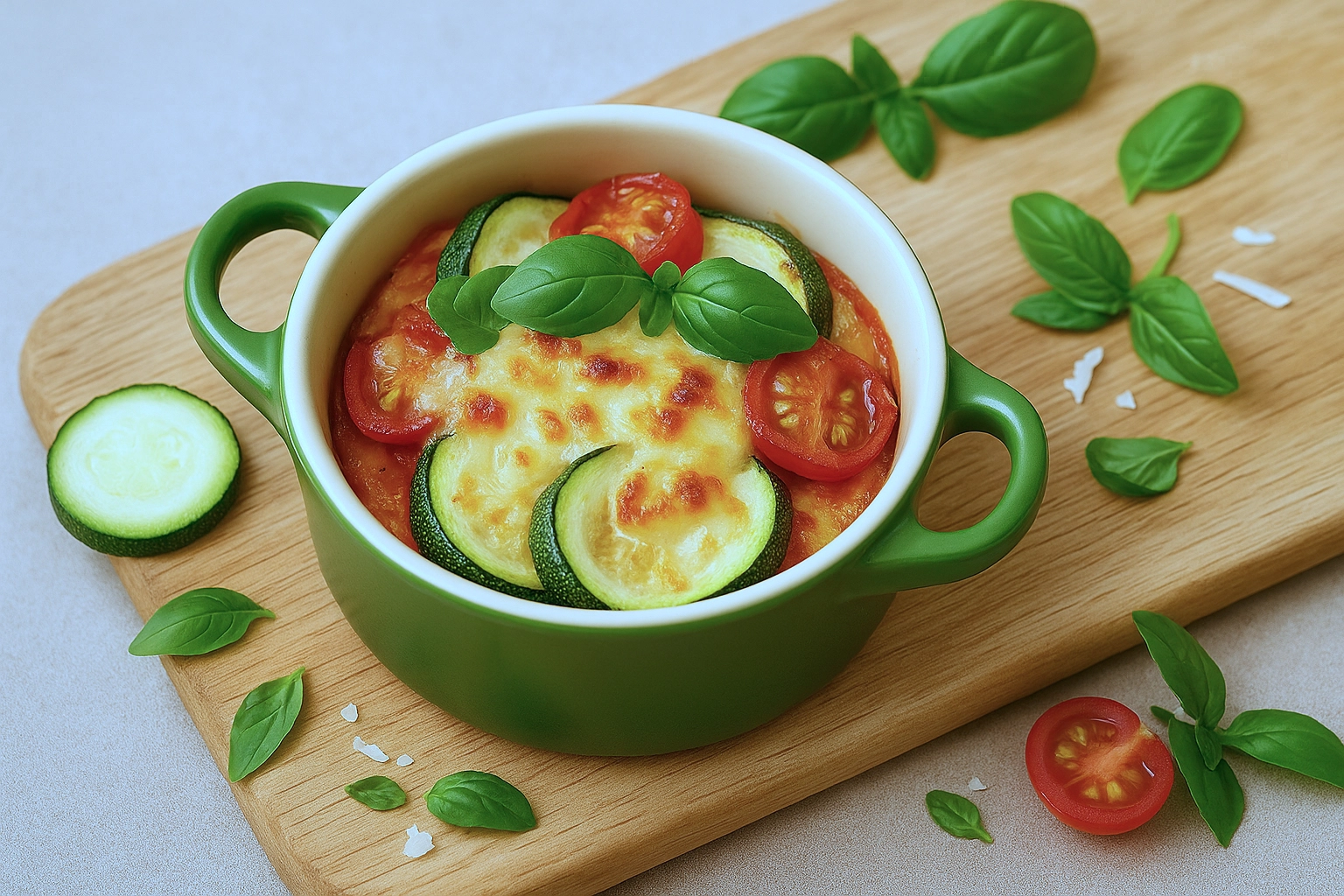 Zucchini-Tomaten-Auflauf