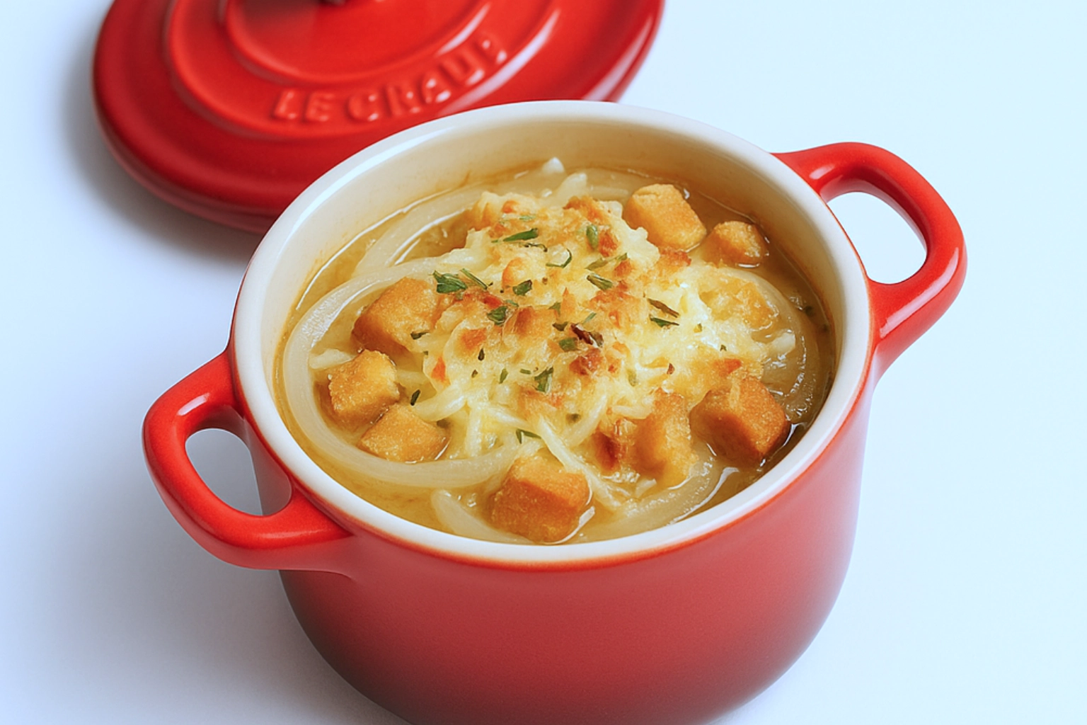 Französische Zwiebel-Cocotte