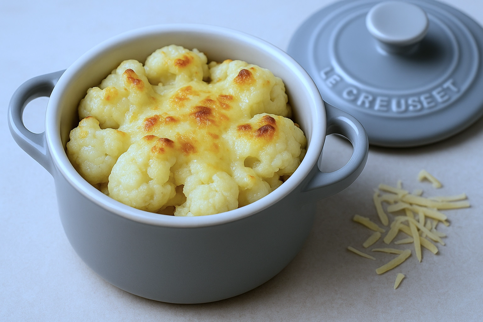 Blumenkohl-Käse-Gratin