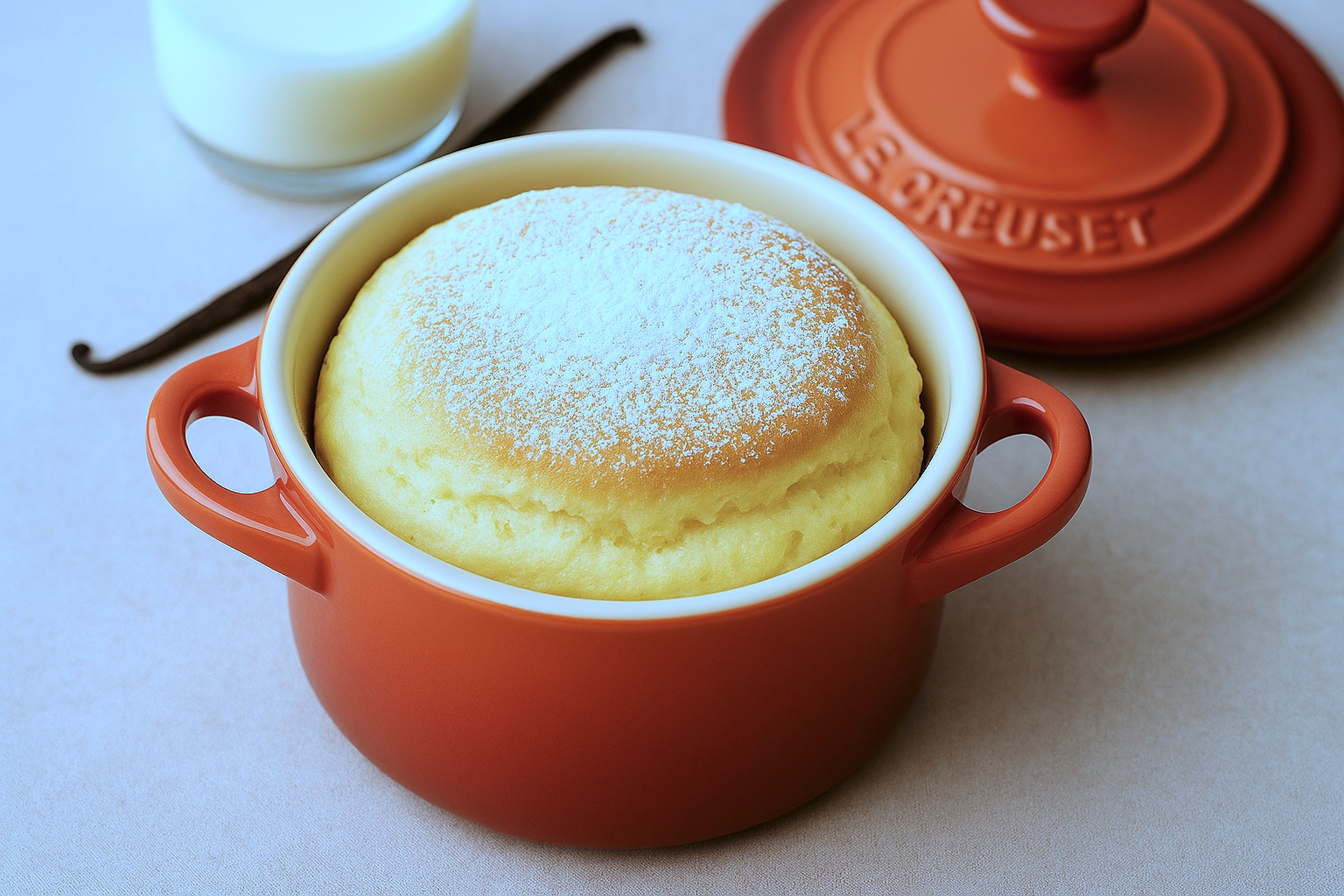 Vanille-Pudding-Auflauf